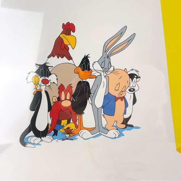 ORIGINAL Mel Blanc Speechless Looney Tunes 31X22 Framed Art Print Warner Bros - Picture 4 of 9